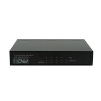 CNet CSH500P 5 Port Full Gigabit 4 Port PoE + 1xSFP PoE Switch 96W - 1